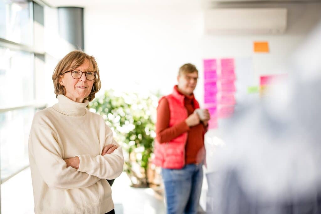 CONTRACT-Mitarbeiterinnen in einem Workshop